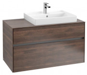 Тумба під раковину Villeroy & Boch Collaro 100х50 см ДСП дуб аризона C01800VH