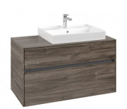 Тумба під раковину Villeroy & Boch Collaro 100х50 см ДСП кам'яний дуб C01800RK