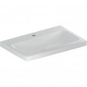 Раковина для ванной Geberit iCon Light 75x48 см с отверстием под смеситель санфарфор белый 501.835.00.5