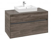 Тумба під раковину Villeroy & Boch Collaro 100х50 см ДСП кам'яний дуб C01600RK