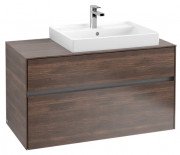 Тумба під раковину Villeroy & Boch Collaro 100х50 см ДСП дуб аризона C01800VH