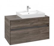 Тумба під раковину Villeroy & Boch Collaro 100х50 см ДСП кам'яний дуб C01800RK