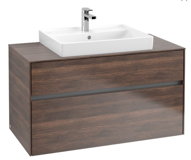 Тумба під раковину Villeroy & Boch Collaro 100х50 см ДСП дуб аризона C01900VH