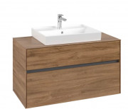 Тумба під раковину Villeroy & Boch Collaro 100х50 см ДСП дуб канзас C01900RH