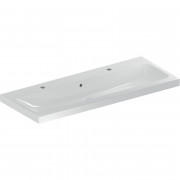 Раковина для ванной Geberit iCon Light 120x48 см два отверстия под смеситель санфарфор белый 501.837.00.1