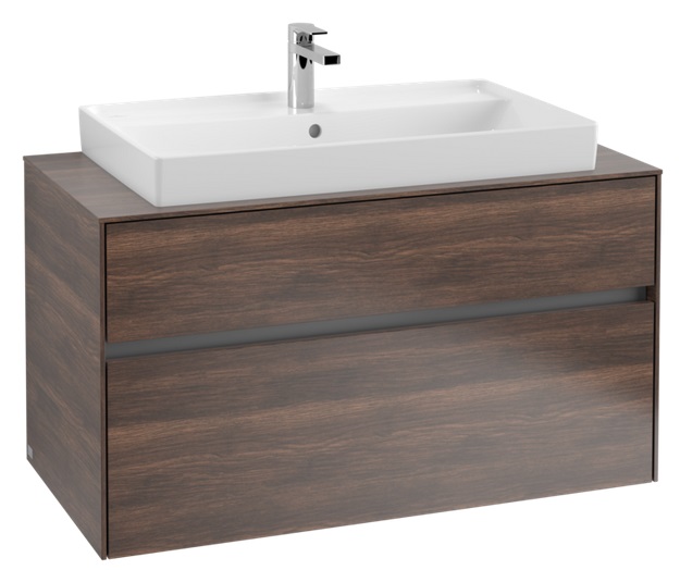 Тумба під раковину Villeroy & Boch Collaro 100х50 см ДСП дуб аризона C02000VH