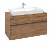 Тумба під раковину Villeroy & Boch Collaro 100х50 см ДСП дуб канзас C02000RH