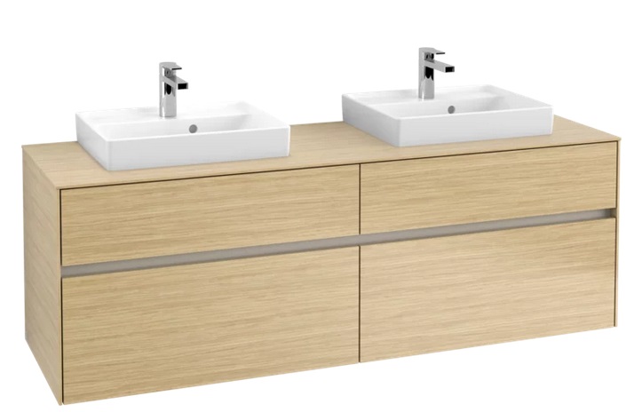 Тумба під раковину Villeroy&Boch Collaro 160х50 см ДСП північний дуб C02100VJ