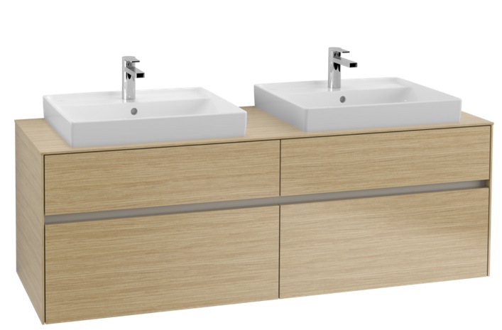 Тумба під раковину Villeroy&Boch Collaro 160х50 см ДСП північний дуб C02400VJ