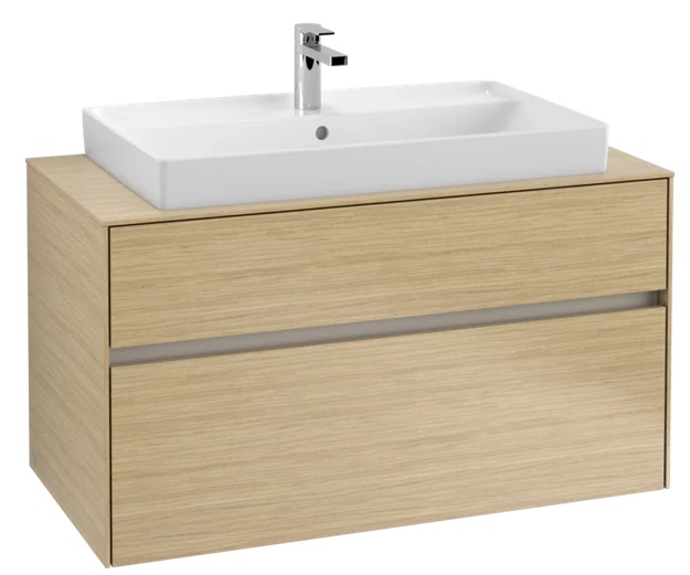 Тумба под раковину Villeroy & Boch Collaro 100х50 см ДСП северный дуб C02000VJ