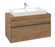 Тумба під раковину Villeroy & Boch Collaro 100х50 см ДСП дуб канзас C02000RH