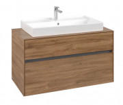 Тумба под раковину Villeroy & Boch Collaro 100х50 см ДСП дуб канзас C02000RH