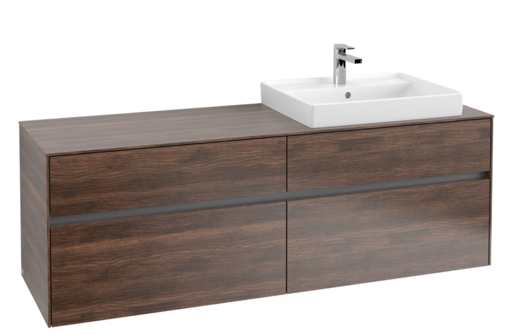 Тумба под раковину Villeroy & Boch Collaro 160х50 см ДСП дуб аризона C02300VH