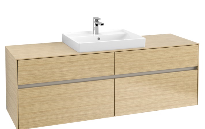 Тумба под раковину Villeroy & Boch Collaro 160х50 см ДСП северный дуб C02500VJ