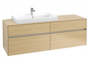 Тумба під раковину Villeroy&Boch Collaro 160х50 см ДСП північний дуб C02600VJ