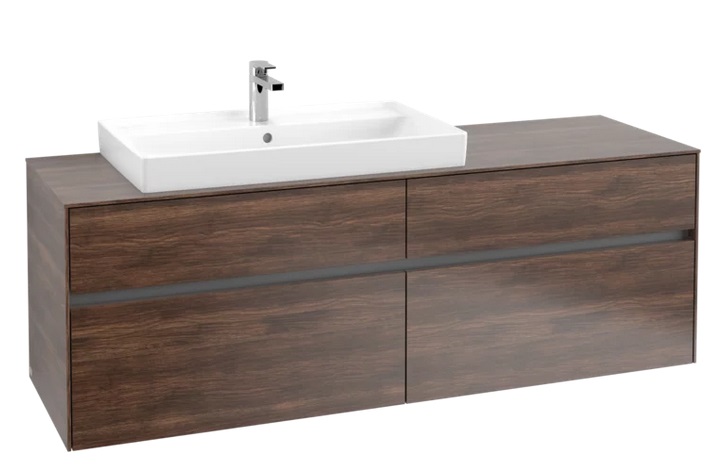 Тумба під раковину Villeroy & Boch Collaro 160х50 см ДСП дуб аризона C02600VH