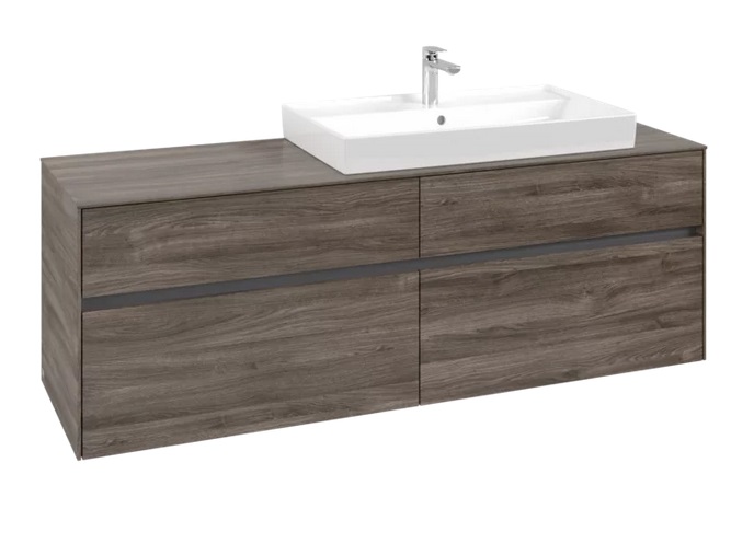 Тумба под раковину Villeroy & Boch Collaro 160х50 см ДСП каменный дуб C02700RK