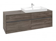 Тумба под раковину Villeroy & Boch Collaro 160х50 см ДСП каменный дуб C02700RK