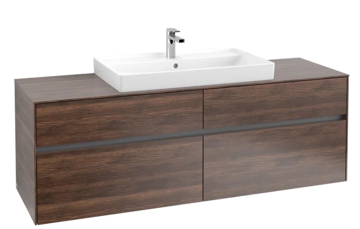 Тумба під раковину Villeroy & Boch Collaro 160х50 см ДСП дуб аризона C02800VH