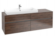 Тумба под раковину Villeroy & Boch Collaro 160х50 см ДСП дуб аризона C02900VH