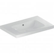 Раковина для ванной Geberit iCon Light 75x48 см без отверстия под смеситель санфарфор белый 501.839.00.3