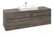 Тумба під раковину Villeroy & Boch Collaro 160х50 см ДСП кам'яний дуб C02500RK