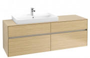Тумба под раковину Villeroy & Boch Collaro 160х50 см ДСП северный дуб C02600VJ