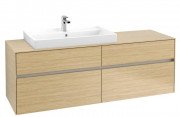 Тумба під раковину Villeroy&Boch Collaro 160х50 см ДСП північний дуб C02600VJ