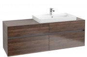 Тумба під раковину Villeroy & Boch Collaro 160х50 см ДСП дуб аризона C02700VH