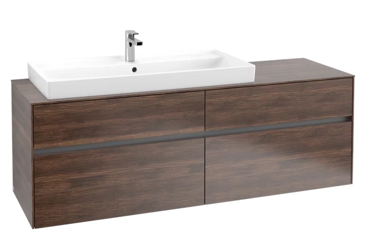 Тумба під раковину Villeroy & Boch Collaro 160х50 см ДСП дуб аризона C02900VH