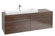 Тумба під раковину Villeroy & Boch Collaro 160х50 см ДСП дуб аризона C02900VH