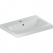 Раковина для ванной Geberit iCon Light 60x42 см с отверстием под смеситель санфарфор белый 501.841.00.1