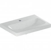 Раковина для ванної Geberit iCon Light 60x42 см з отвором під змішувач білий санфарфор 501.841.00.5