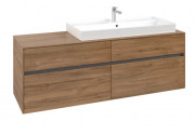 Тумба под раковину Villeroy & Boch Collaro 160х50 см ДСП дуб канзас C03000RH