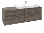 Тумба под раковину Villeroy & Boch Collaro 160х50 см ДСП каменный дуб C03000RK