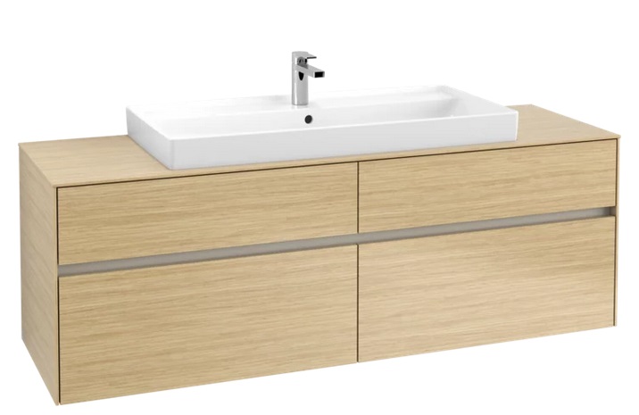 Тумба под раковину Villeroy & Boch Collaro 160х50 см ДСП северный дуб C03100VJ