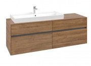 Тумба под раковину Villeroy & Boch Collaro 160х50 см ДСП дуб канзас C02900RH