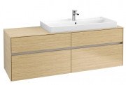 Тумба под раковину Villeroy & Boch Collaro 160х50 см ДСП северный дуб C03000VJ