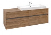 Тумба под раковину Villeroy & Boch Collaro 160х50 см ДСП дуб канзас C03000RH