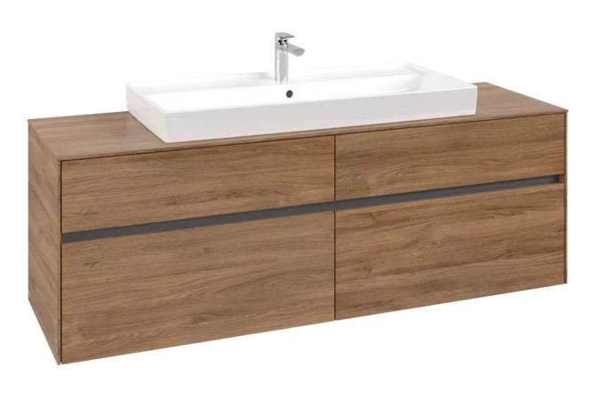 Тумба под раковину Villeroy & Boch Collaro 160х50 см ДСП дуб канзас C03100RH