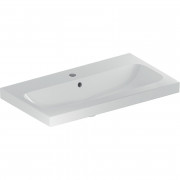 Раковина для ванной Geberit iCon Light 75x42 см с отверстием под смеситель санфарфор белый 501.842.00.1