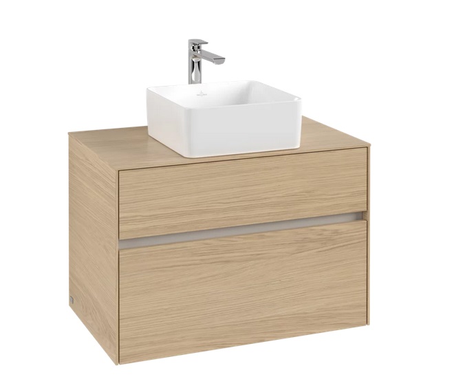 Тумба под раковину Villeroy & Boch Collaro 80х50 см ДСП северный дуб C03700VJ