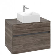 Тумба под раковину Villeroy & Boch Collaro 80х50 см ДСП каменный дуб C03700RK