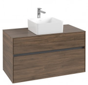 Тумба під раковину Villeroy & Boch Collaro 100х50 см ДСП дуб аризона C03800VH