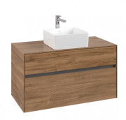Тумба під раковину Villeroy & Boch Collaro 100х50 см ДСП дуб канзас C03800RH