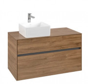 Тумба під раковину Villeroy & Boch Collaro 100х50 см ДСП дуб канзас C03900RH
