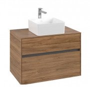 Тумба под раковину Villeroy & Boch Collaro 80х50 см МДФ дуб канзас C03700RH