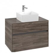Тумба под раковину Villeroy & Boch Collaro 80х50 см ДСП каменный дуб C03700RK