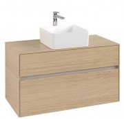 Тумба під раковину Villeroy & Boch Collaro 100х50 см ДСП північний дуб C03800VJ