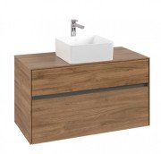 Тумба под раковину Villeroy & Boch Collaro 100х50 см ДСП дуб канзас C03800RH